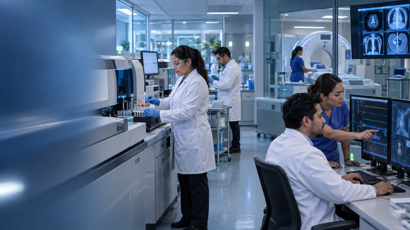 Laboratorio, hospital e imagenología conectados mediante una plataforma de integración